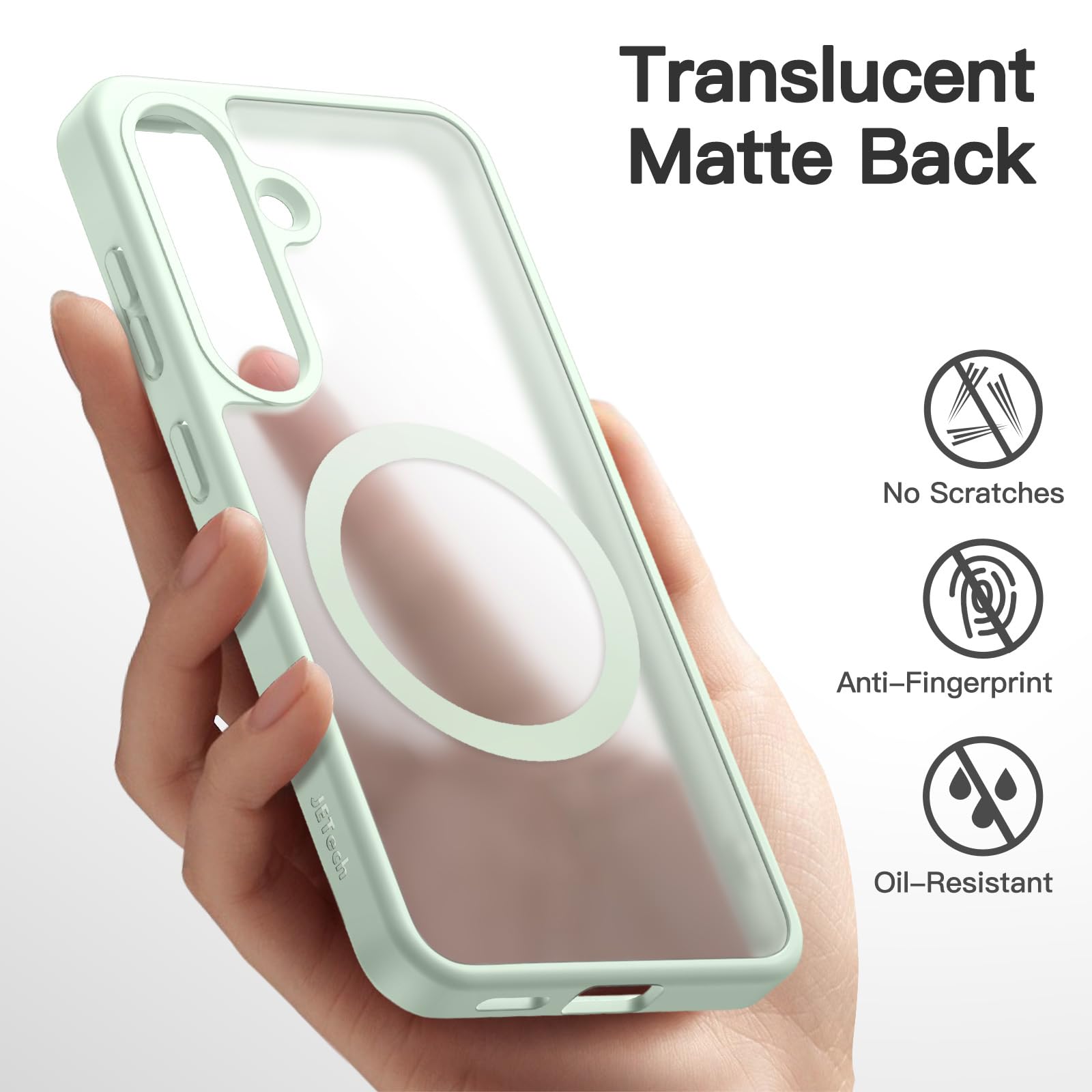 Amazon.com: JETech Magnetic Case for Samsung Galaxy S25 Plus, Mint